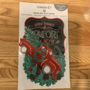 New in package XMAS iron-appliqués, $8
